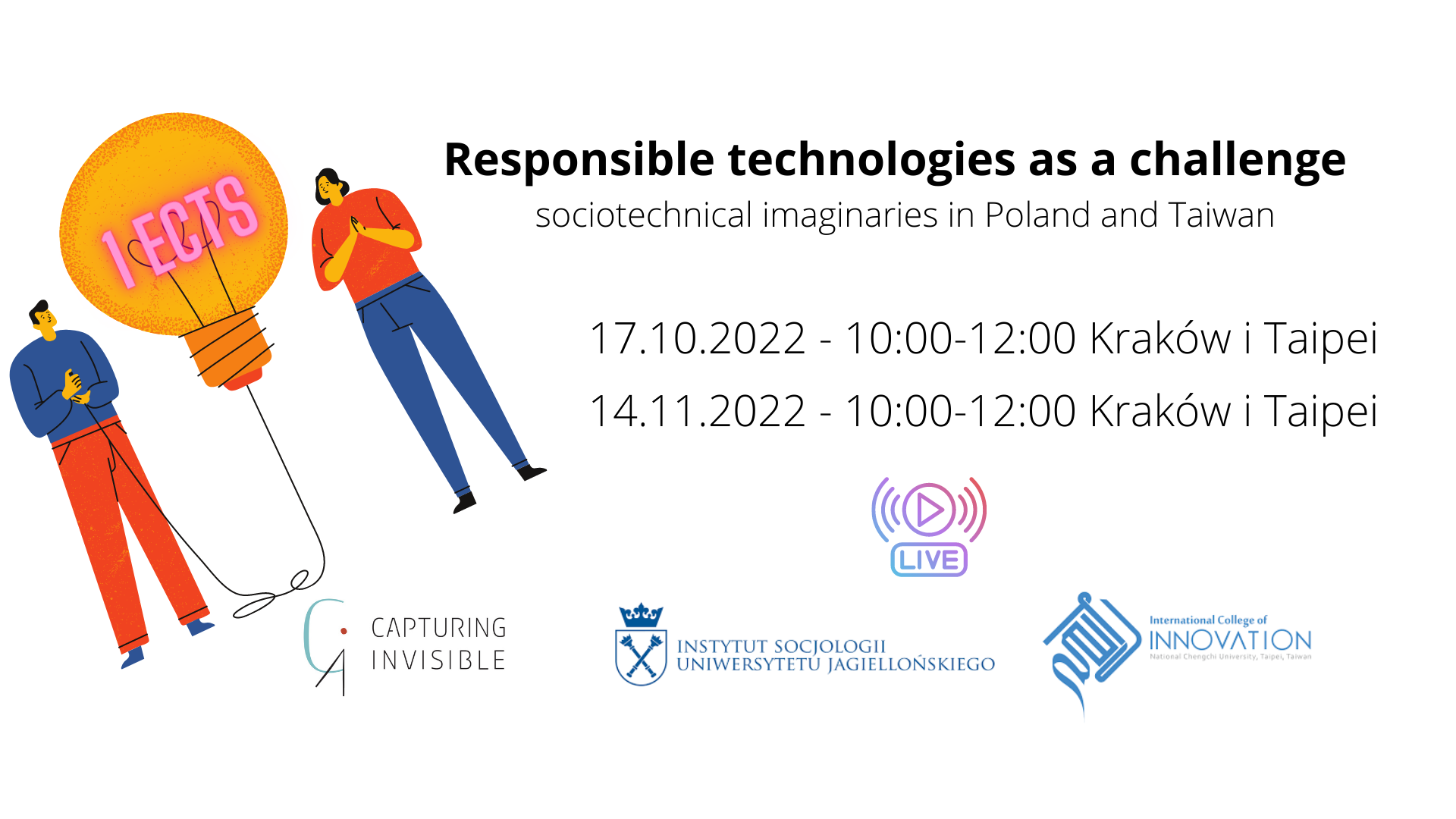We are launching a first #joint real time lecture in Krakow and Taiwan!