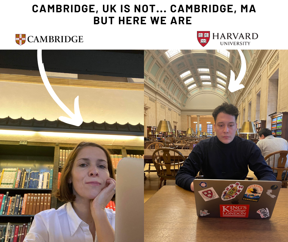Although Cambridge, UK is not... Cambridge, MA...but here we are!